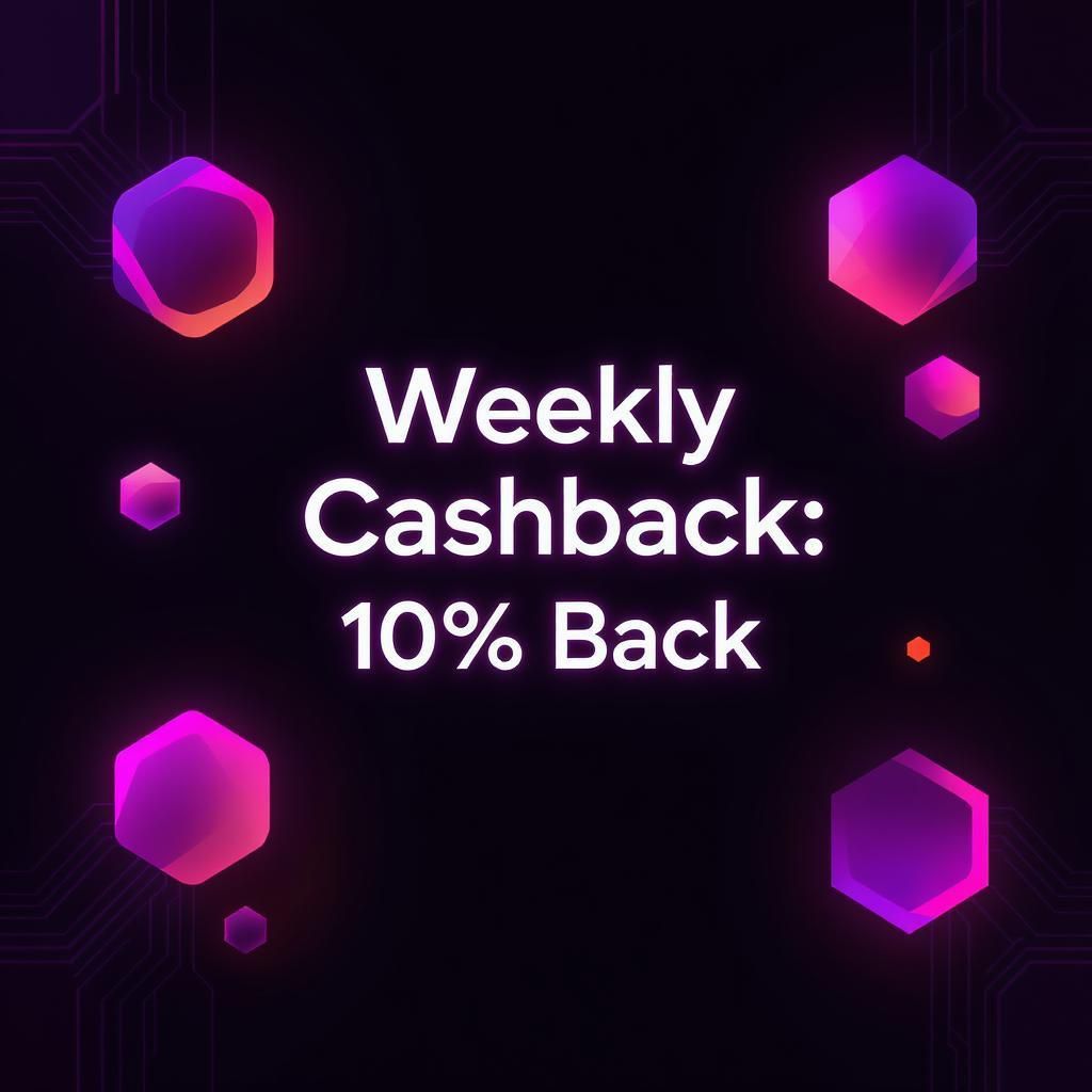 Weekly Cashback: 10% Back